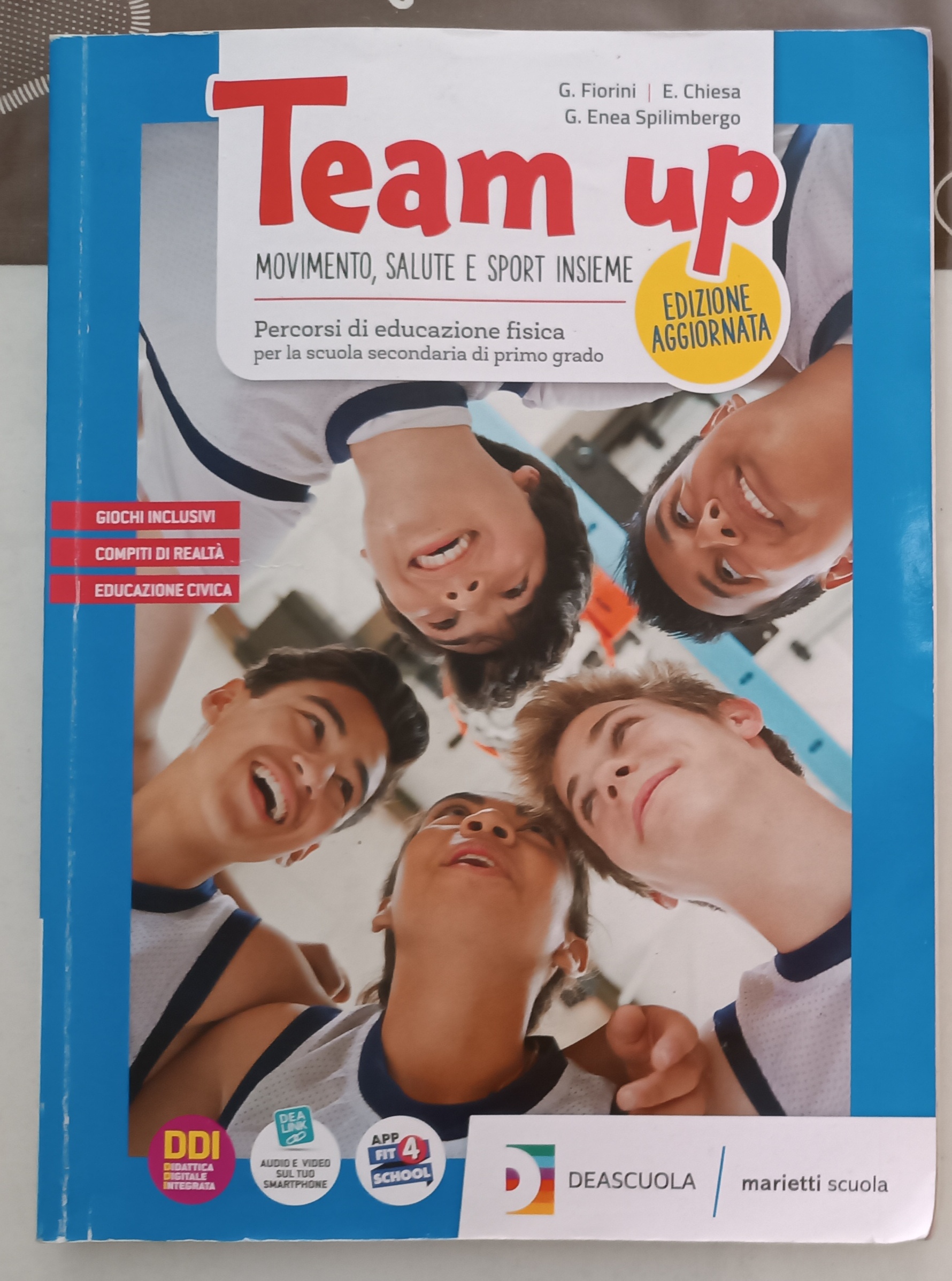 Team Up ediz. aggiornata - percorsi di educazione fisica + atlante interdisciplinare con educazione civica