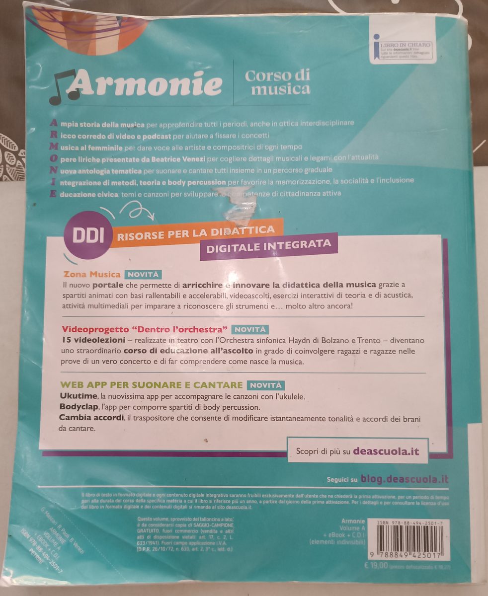 Armonie. Volume A - storia della musica